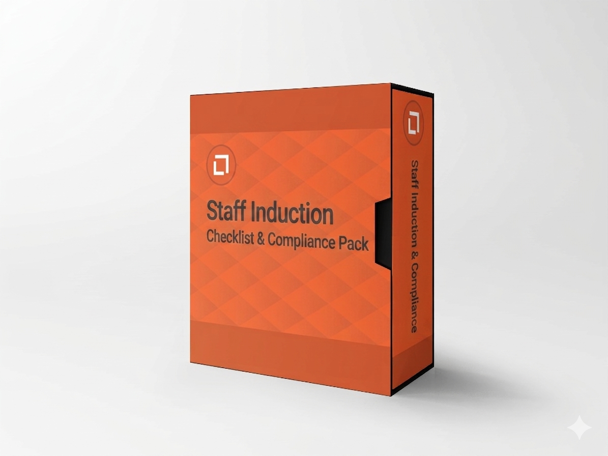 NDIS staff induction checklist template — editable NDIS worker onboarding compliance pack