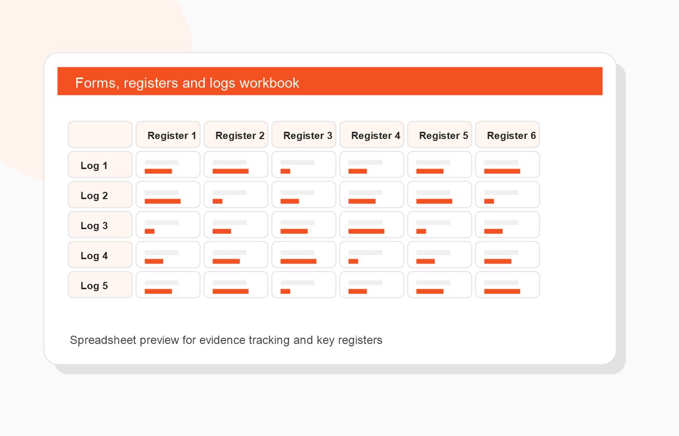 NDIS forms registers and logs workbook preview
